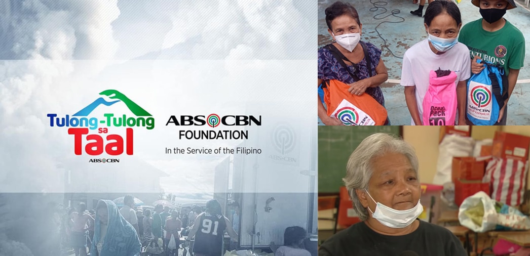 Evacuees receive aid from ABS-CBN Foundation as Taal continues to rumble