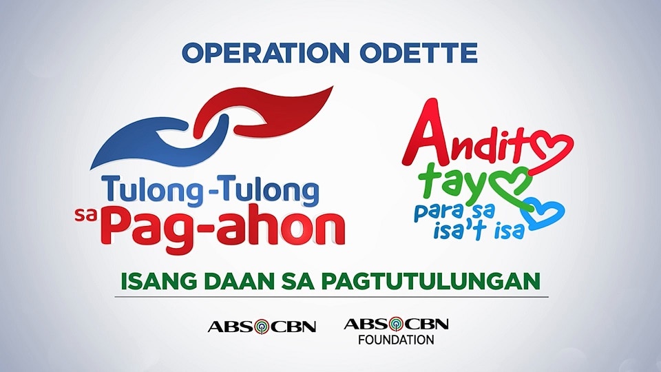 ABS CBN launches Tulong Tulong sa Pag ahon Isang Daan sa Pagtutulungan
