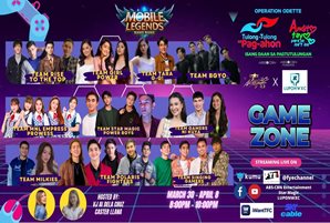 Kapamilya gamers play for Odette survivors in “Star Magic Game Zone”