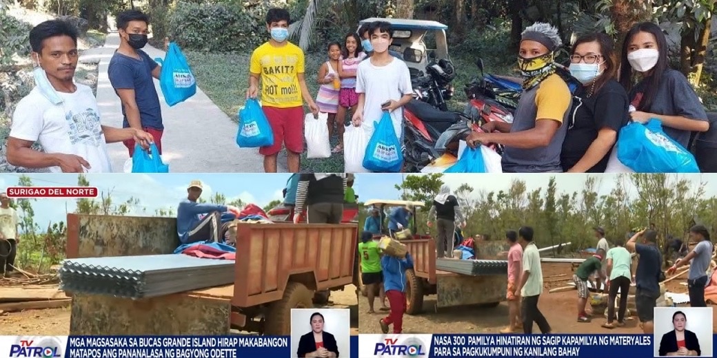 Help reaches Sorsogon families through ABS-CBN Foundation