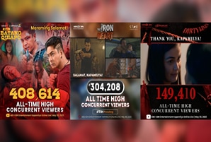 All 3 ABS-CBN primetime shows hit new all-time high online records in one night