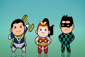 Darna, Lastikman, and Captain Barbell band together in "Hero City Kids Force" on iWantTFC