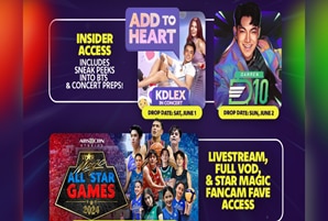 Get exclusive access to Star Magic All-Star Games, sneak peek to KDLex's and Darren's concerts on ABS-CBN YouTube