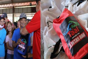 ABS-CBN conducts clean-up drives, gives away Ligtas Bags for Taal victims
