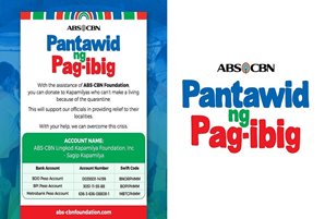 ABS-CBN launches “Pantawid ng Pag-ibig” campaign to provide food for Filipinos affected by community quarantine
