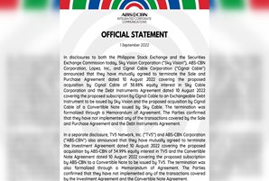 Official Statement: ABS-CBN-TV5, Cignal-Sky terminate investment deal
