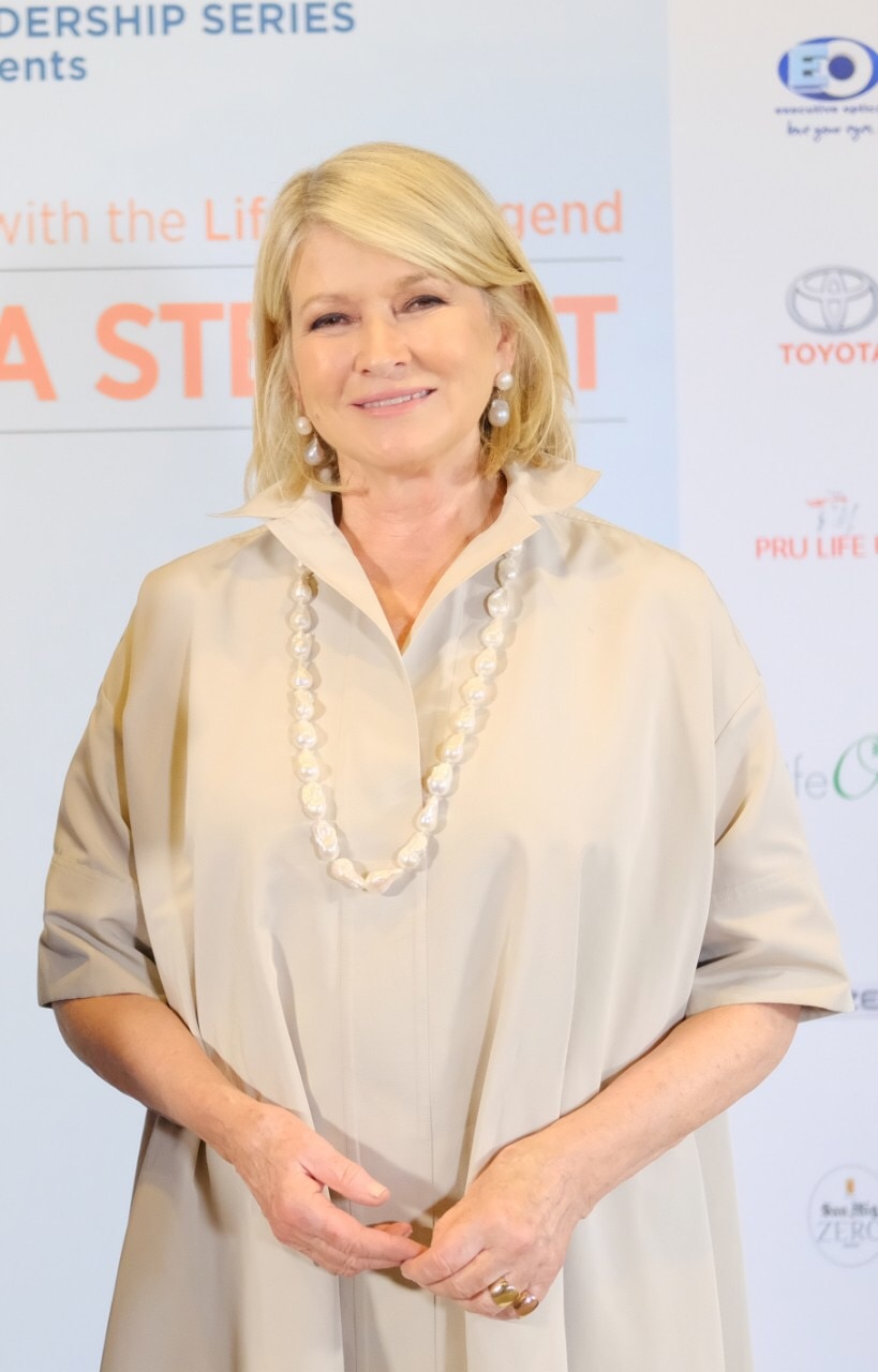 Martha Stewart, an 18 time Emmy Award winner and successful businesswoman, shared her story of success and business philosophy