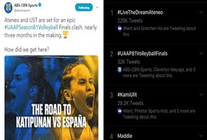 UAAP volleyball soars anew in Twitterverse