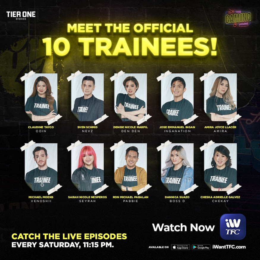 Meet the official ten trainees of _The Gaming House_