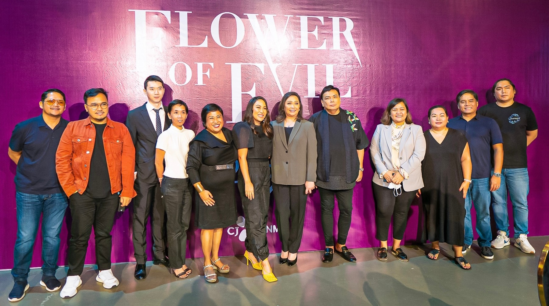 Viu and ABS CBN executives with the directors and team of Flower of Evil