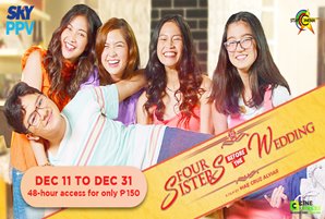 Star Cinema's 'Four Sisters Before the Wedding' showing on SKY Movies Pay-Per-View