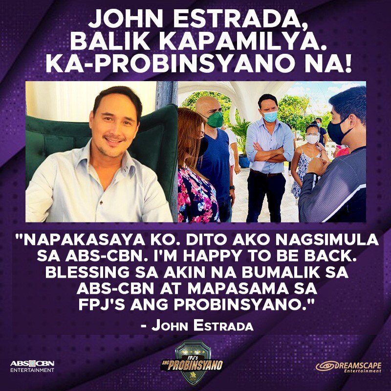 Artcard John Estrada joins FPJ's Ang Probinsyano