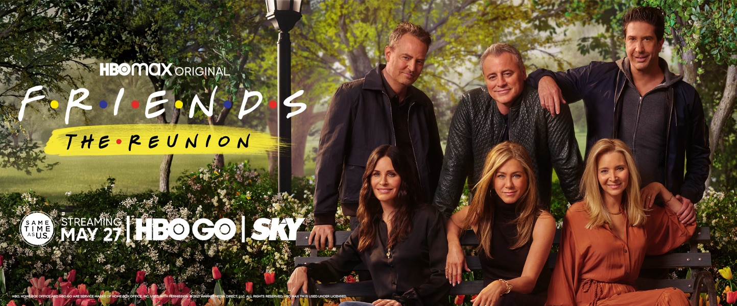 ‘Friends: The Reunion’ streams on HBO GO via SKY on May 27
