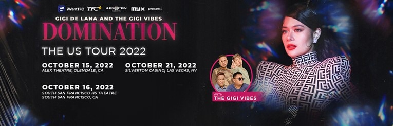 Filipina breakout singing sensation Gigi De Lana and The Gigi Vibes bring "Domination Tour" to the U.S. this October