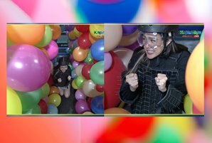 Celebrities do fun challenges without making a sound in "It's Showtime's" "Walang Tunugan"