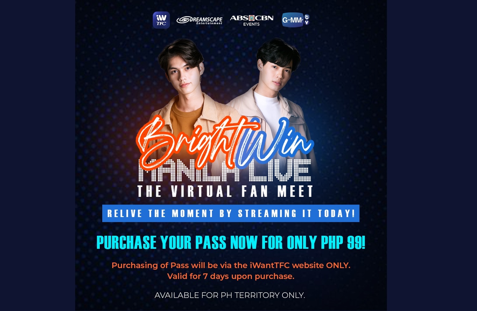 BrightWin's virtual fan meet with Pinoys now available via pay-per-view on iWantTFC
