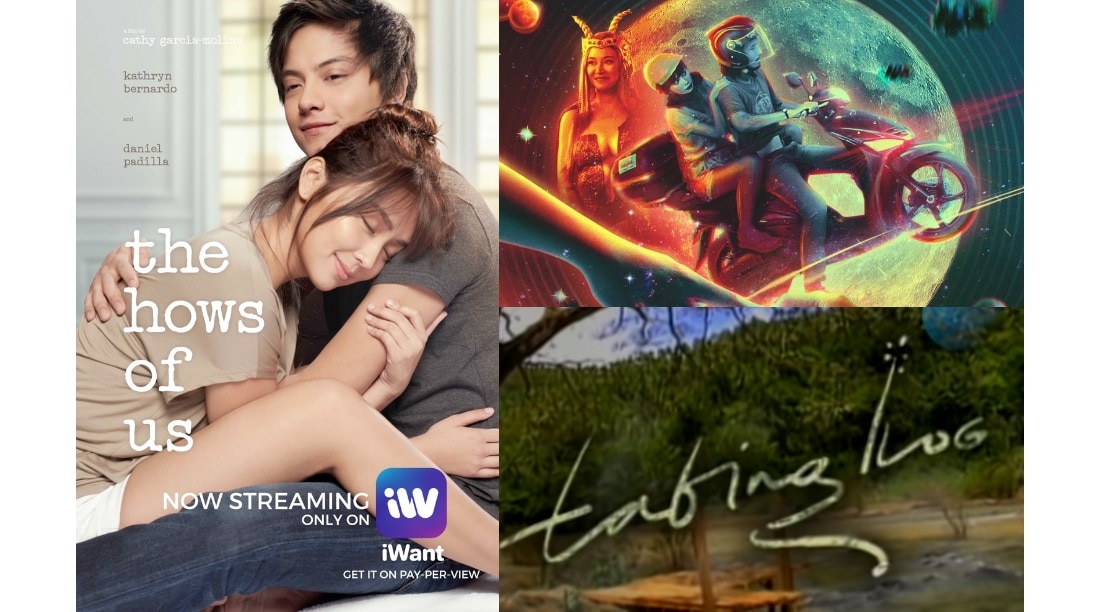 “The Hows of Us," "Jhon en Martian," "Tabing Ilog" banner iWant's April offerings