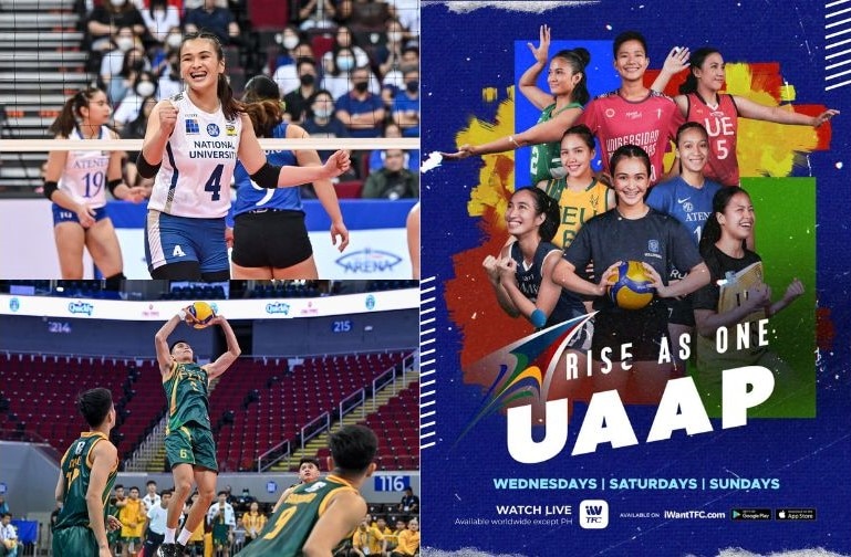 UAAP SEASON 85 VOLLEYBALL TOURNAMENTS NOW STREAMING ABROAD ON IWANTTFC (in game photos courtesy of UAAP Media Bureau)
