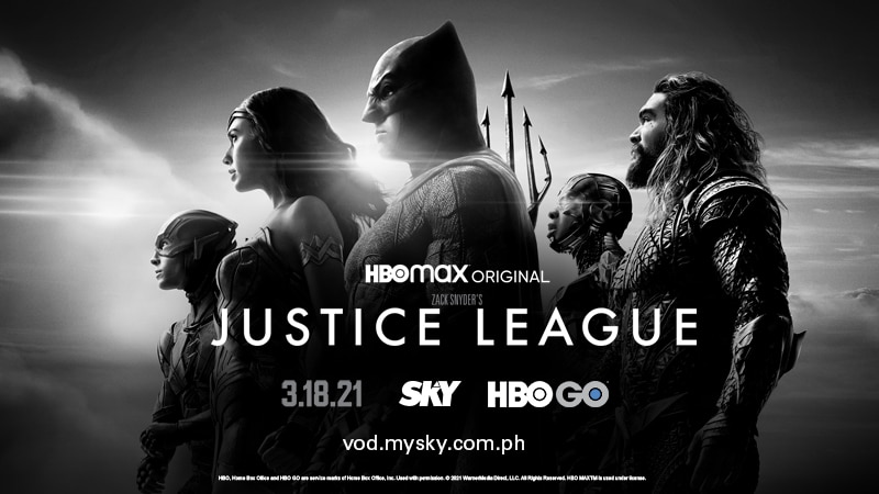 Highly anticipated 'Zack Snyder's Justice League' to premiere in PH on HBO GO via SKY on March 18, 2021