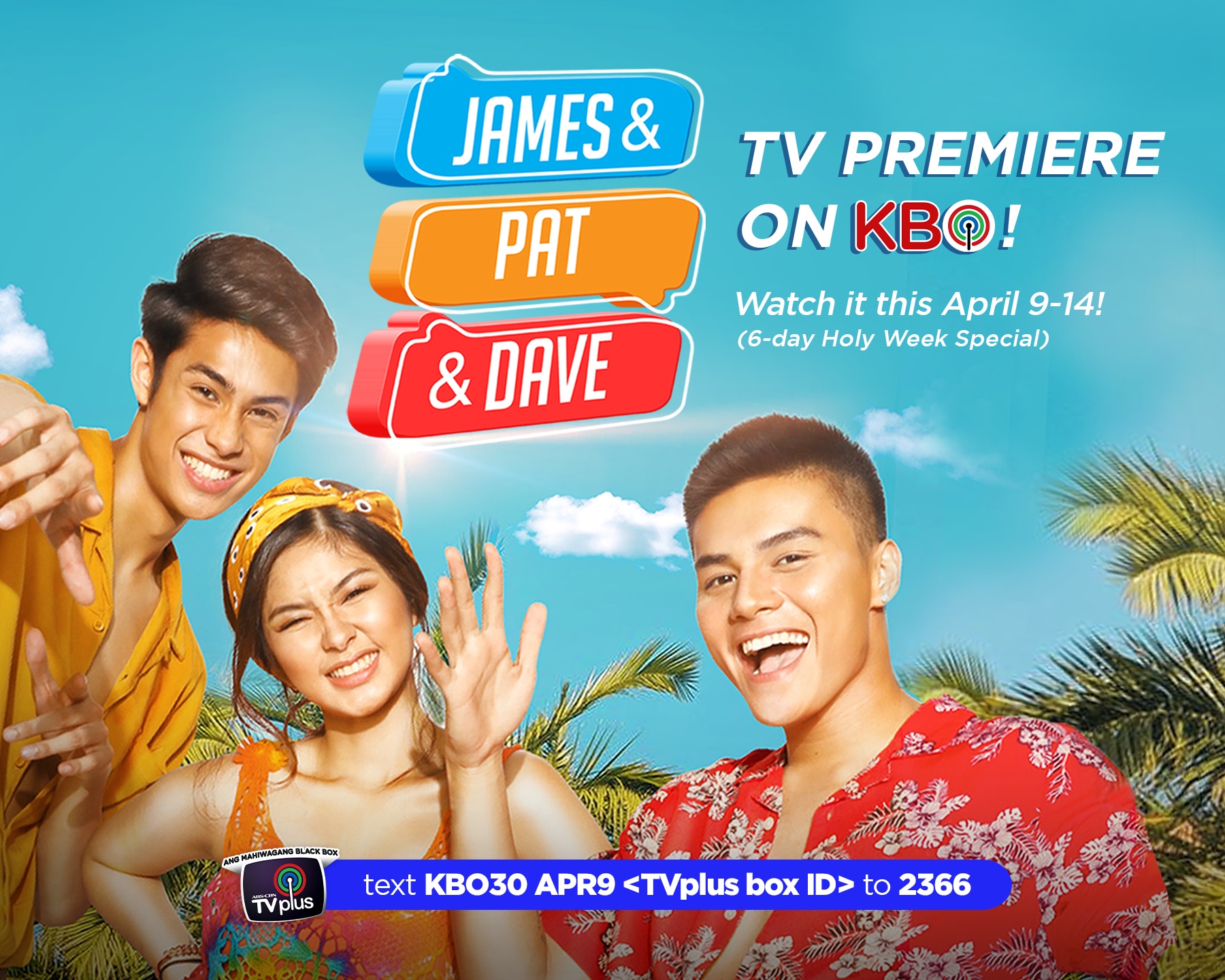 Ronnie and Loisa's "James and Pat and Dave," premieres on KBO this Holy Week