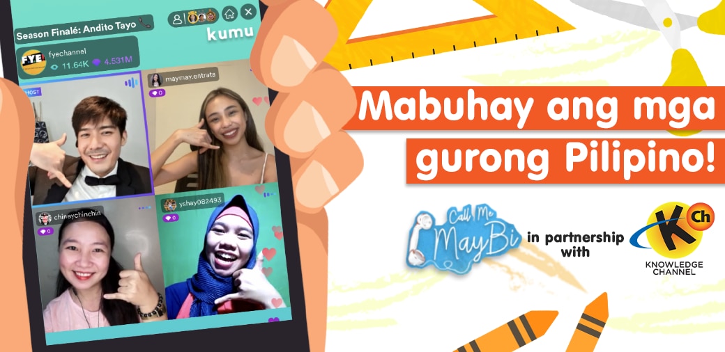Knowledge Channel, Robi and MayMay's 'Call Me MayBi' to provide laptops to two teachers