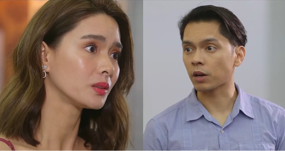 Lena and Jordan (Erich Gonzales and Carlo Aquino) fight over Miguel (1)