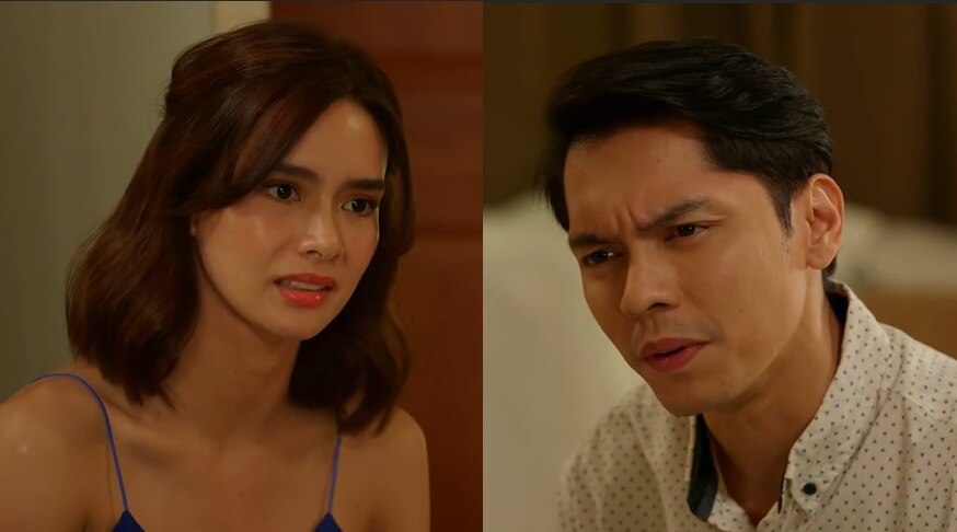 Lena and Jordan (Erich Gonzales and Carlo Aquino) fight over Miguel (2)