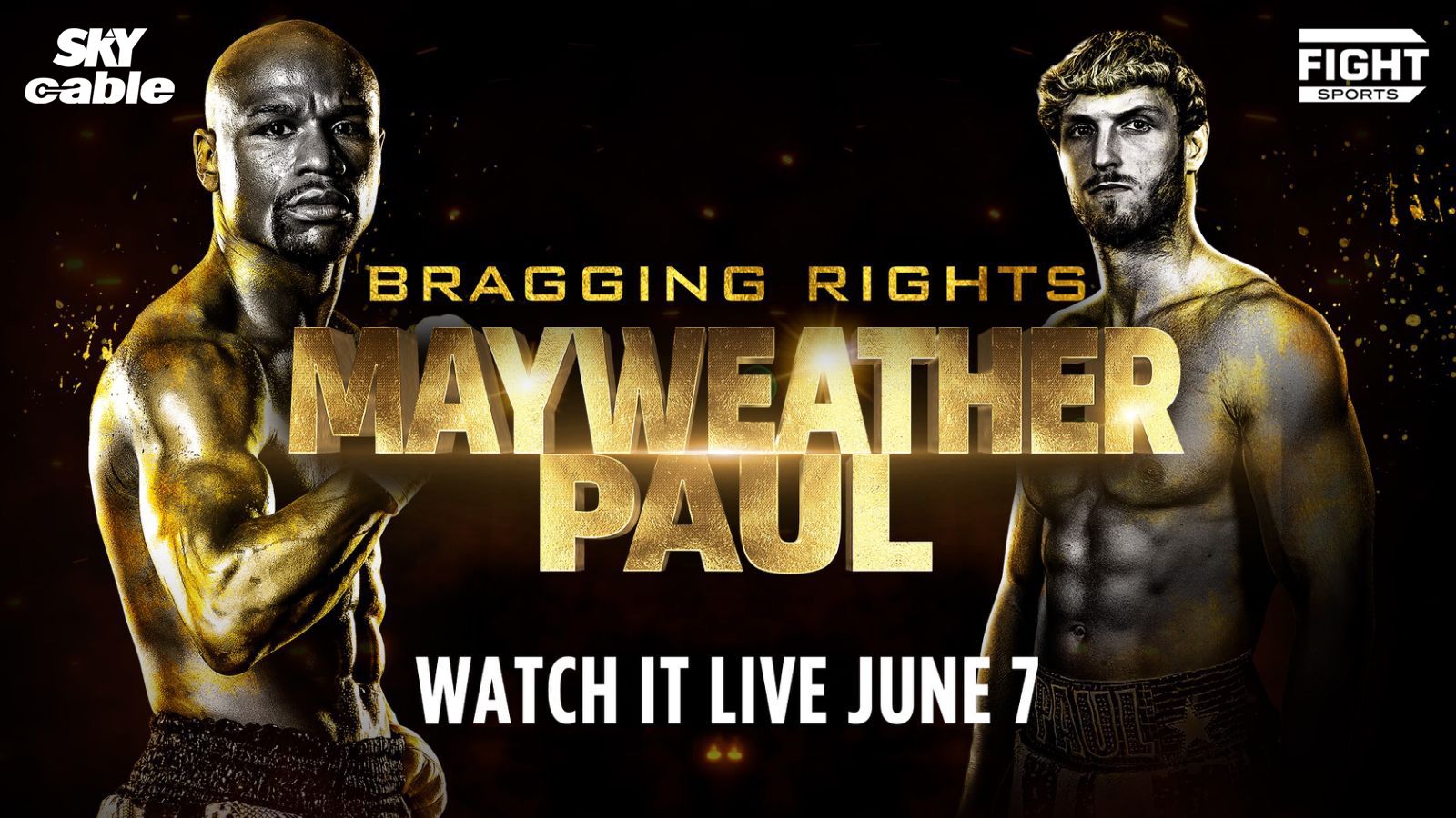 Mayweather vs. Paul live on Fight Sports via SKYcable