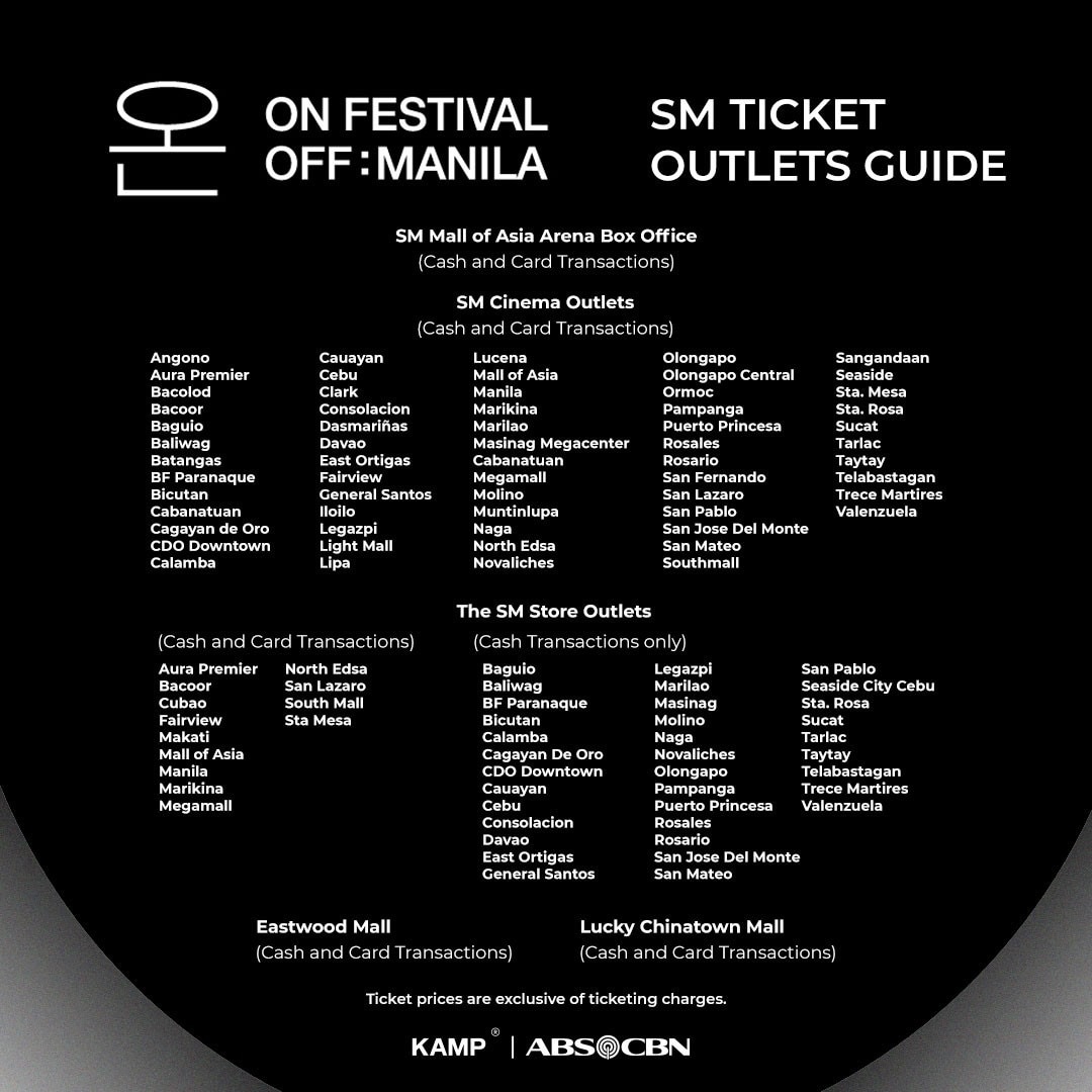 SM Ticket Outlets guide