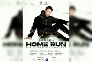 Darren, ready to hit a “home run” in his concert on June 19 & 20
