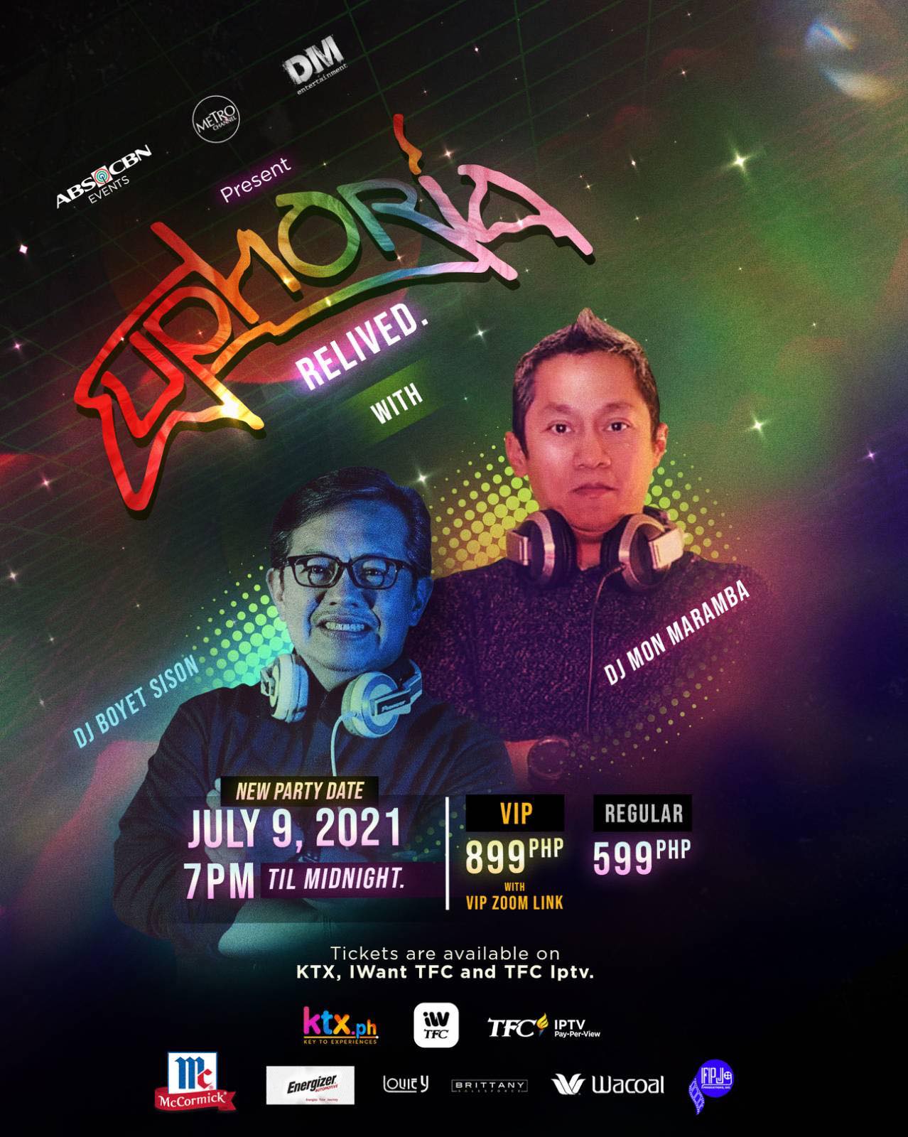 Euphoria Relived is happening on July 9