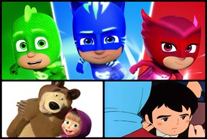 "Marco," "Masha and the Bear," and "PJ Masks" premiere on A2Z this May