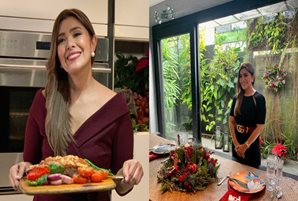 Happy Ongpauco-Tiu teachers viewers how to be a domestic goddess in "My Happy Home" Christmas Special