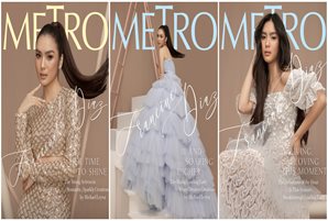 Rising leading lady Francine Diaz makes her debut in a Metro cover