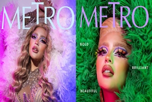 Andrea embodies drag in Metro Magazine's June cover
