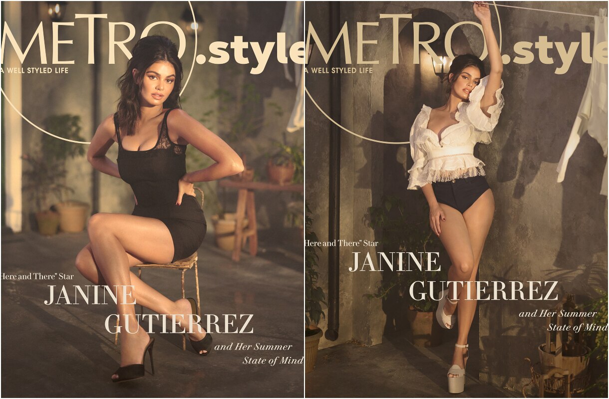 Metro brings back "Dito at Doon" actress Janine Gutierrez on the cover