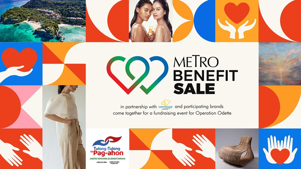 Shop for a cause: "Metro Benefit Sale" to help survivors of Typhoon Odette