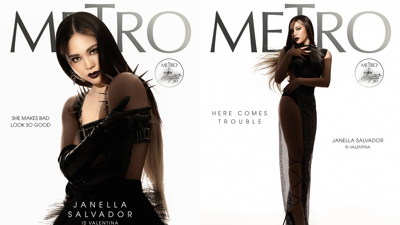 Janella channels sexy Valentina in her Metro digital covers
