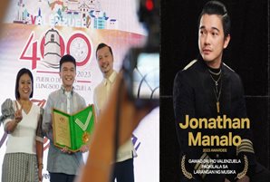 Jonathan Manalo conferred with Gawad Dr. Pio Valenzuela for music