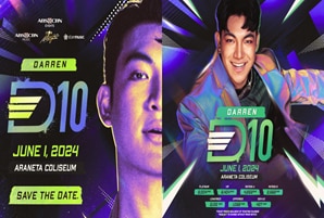 Darren takes over Araneta for his 10th anniversary concert "D10"