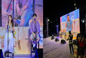 Angela, Maki, and Bugoy serenade "Summer For Reel" guests in Boracay