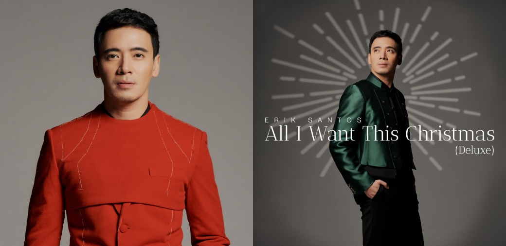 Erik livens up the holiday spirit in deluxe album "All I Want This Christmas"