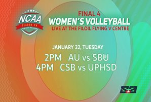 NCAA Women's Volley semis airs LIVE on ABS-CBN S+A