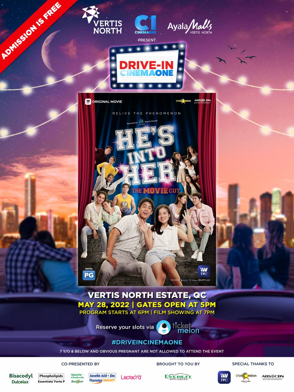 Hes Into Her Season 1 Movie Cut to screen at Drive In Cinema One