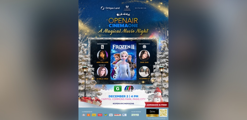 Open Air Cinema One brings "Frozen 2" this Holiday season