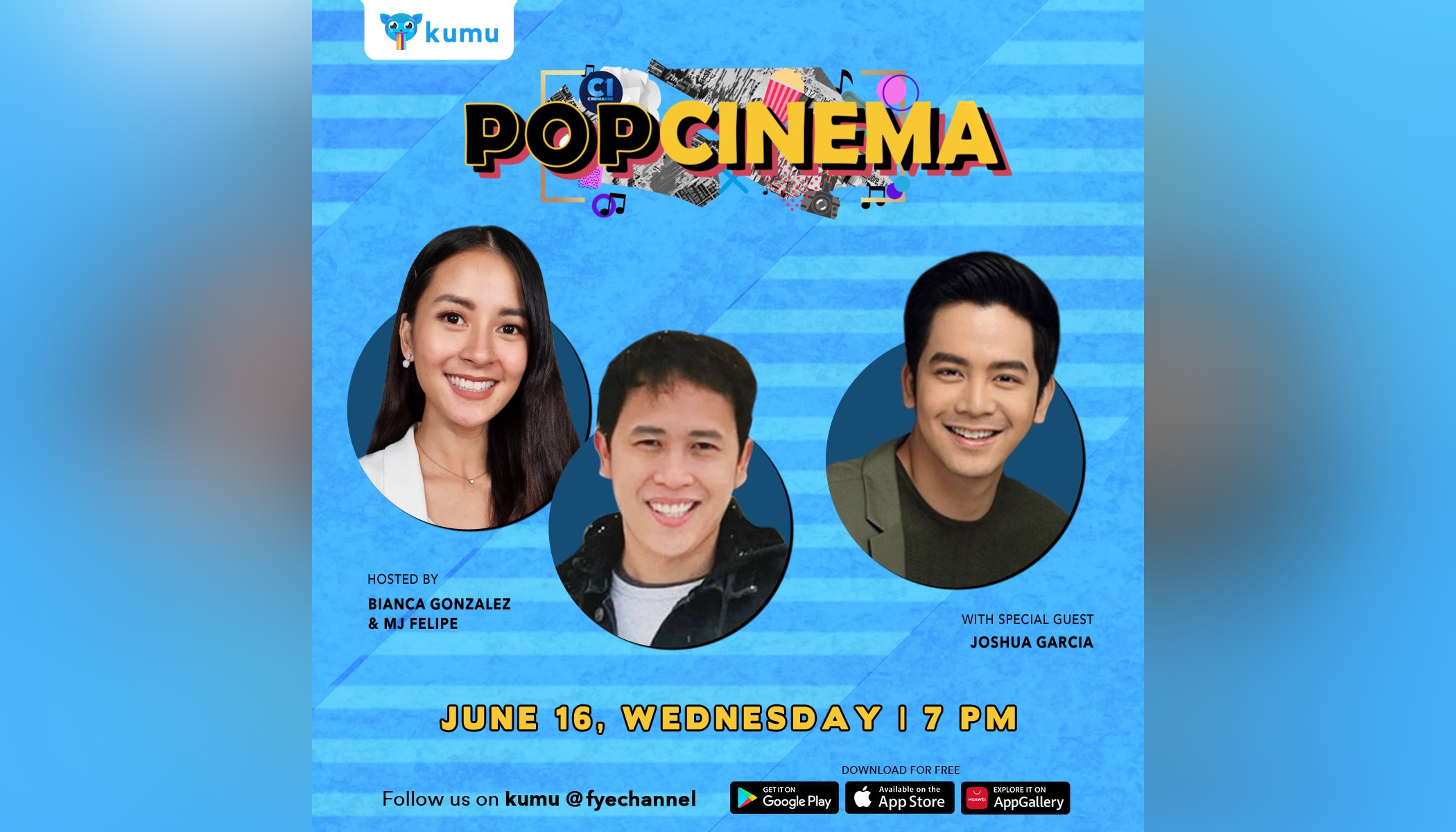 Bianca and MJ to chat with Joshua Garcia on "PopCinema" S3 premiere