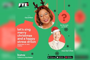 Sing along with Jose Mari Chan on FYE Channel's "Bawal Ma-Stress Drilon"