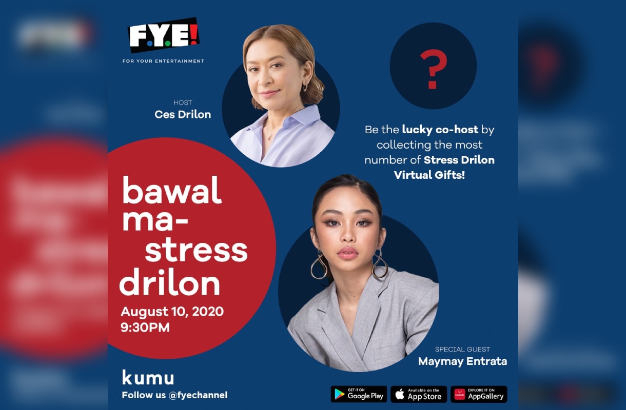 Ces Drilon looks for a co-host in the next "Bawal Ma-Stress Drilon" livestream on FYE Channel