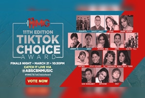 Voting for “Himig Tiktok Choice Award,” other special awards ongoing until March 15