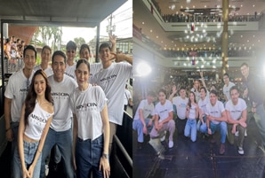 Huge crowd gathered for "Bida Kapamilya" Cavite feat. "Sins of the Father" cast